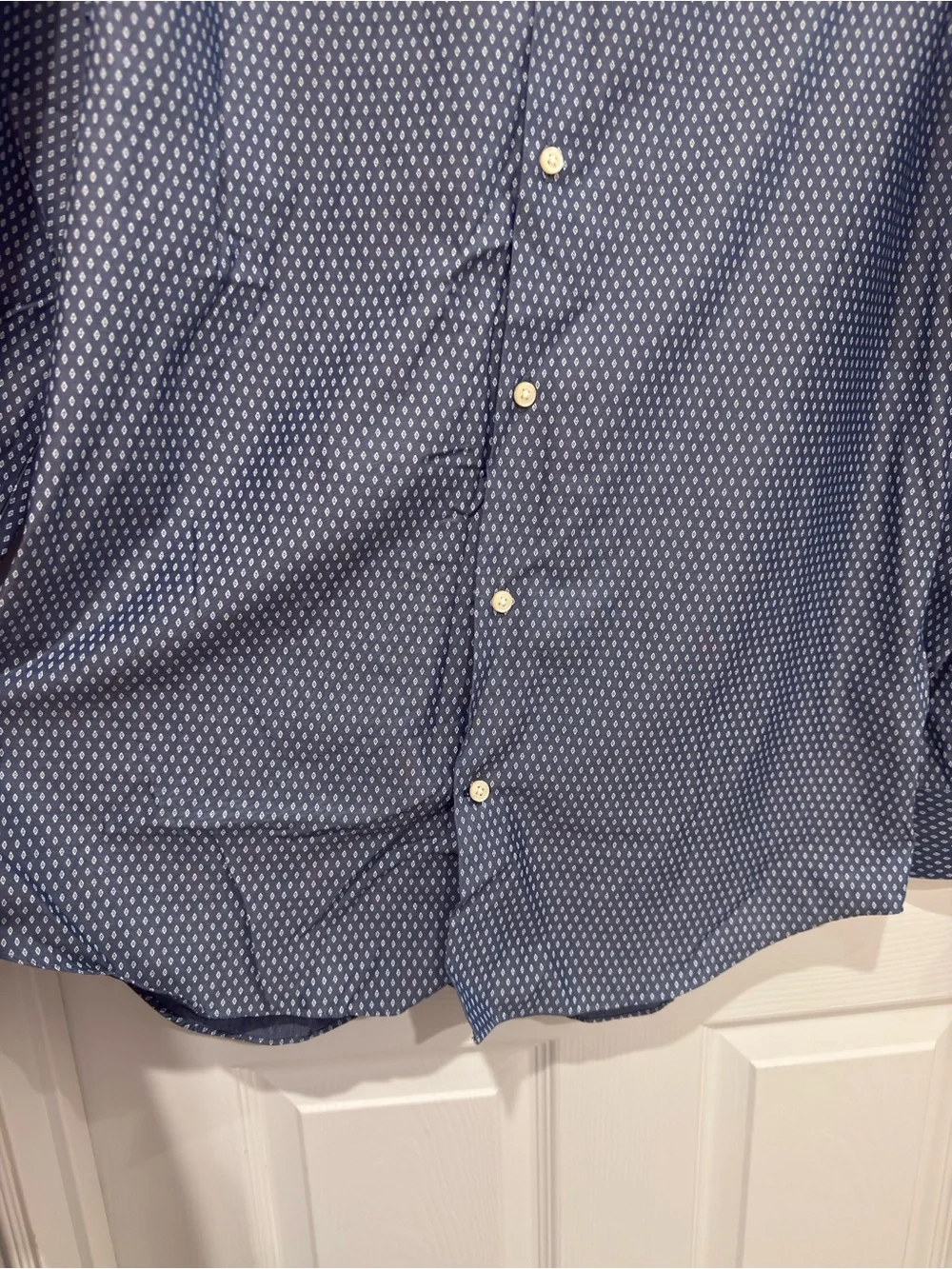 Banana Republic Patterned Button-Up Non-Iron Camden Fit Dress Shirt
